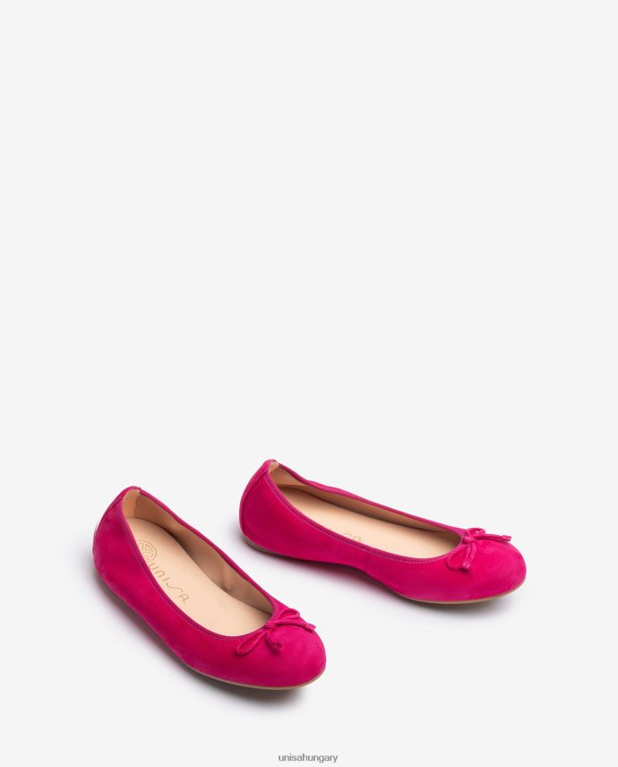 Unisa kerek orrú balerinacipő nők J4PJX0636 rózsaszín