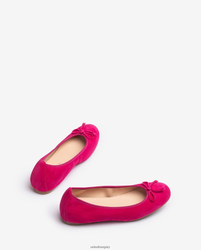 Unisa kerek orrú balerinacipő nők J4PJX0636 rózsaszín