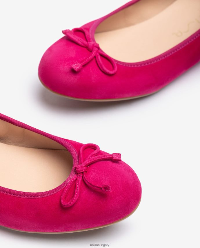 Unisa kerek orrú balerinacipő nők J4PJX0636 rózsaszín