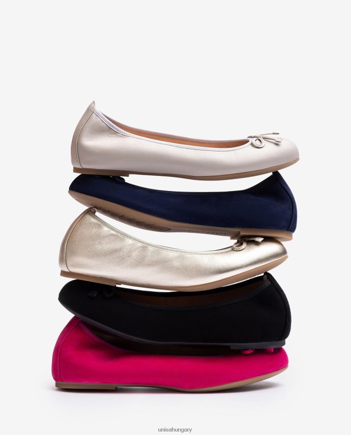 Unisa kerek orrú balerinacipő nők J4PJX0636 rózsaszín