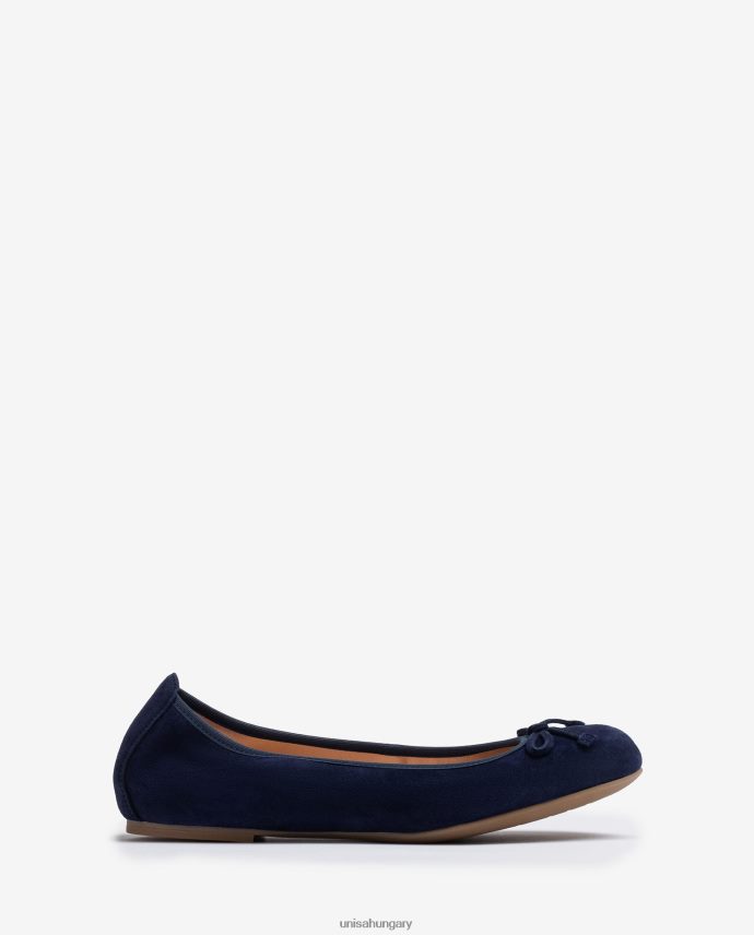Unisa kerek orrú balerinacipő nők J4PJX0638 kék
