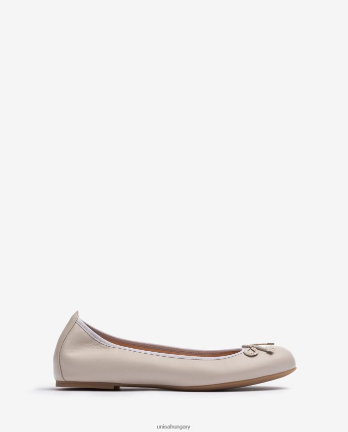 Unisa kerek orrú balerinacipő nők J4PJX0642 bézs