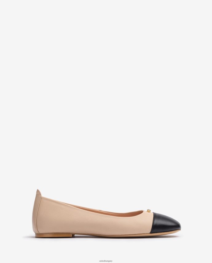 Unisa szögletes orrú balerinacipő nők J4PJX0631 kecses