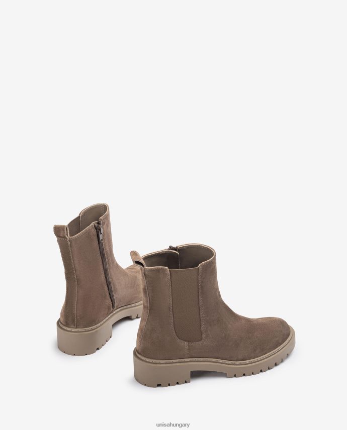 Unisa Velúr bokacsizma oldalán gumírozott és cipzárral gyerekek J4PJX0909 kecses