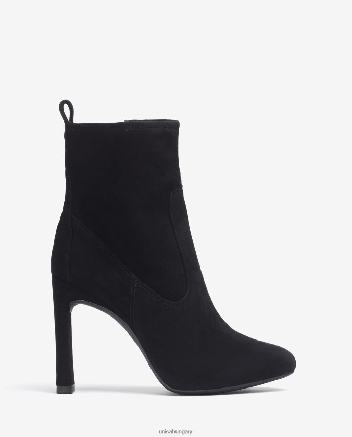 Unisa Velúr bokacsizma sarokkal és belső platformmal gyerekek J4PJX0999 divat