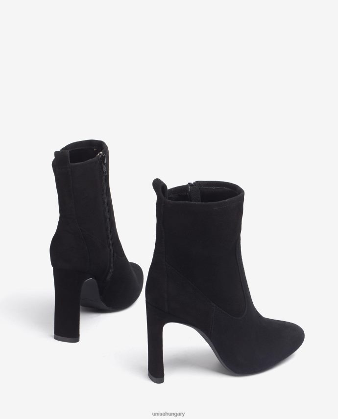 Unisa Velúr bokacsizma sarokkal és belső platformmal gyerekek J4PJX0999 divat