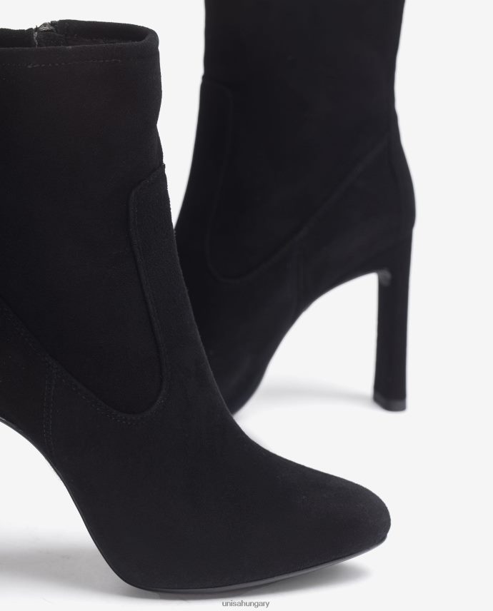 Unisa Velúr bokacsizma sarokkal és belső platformmal gyerekek J4PJX0999 divat