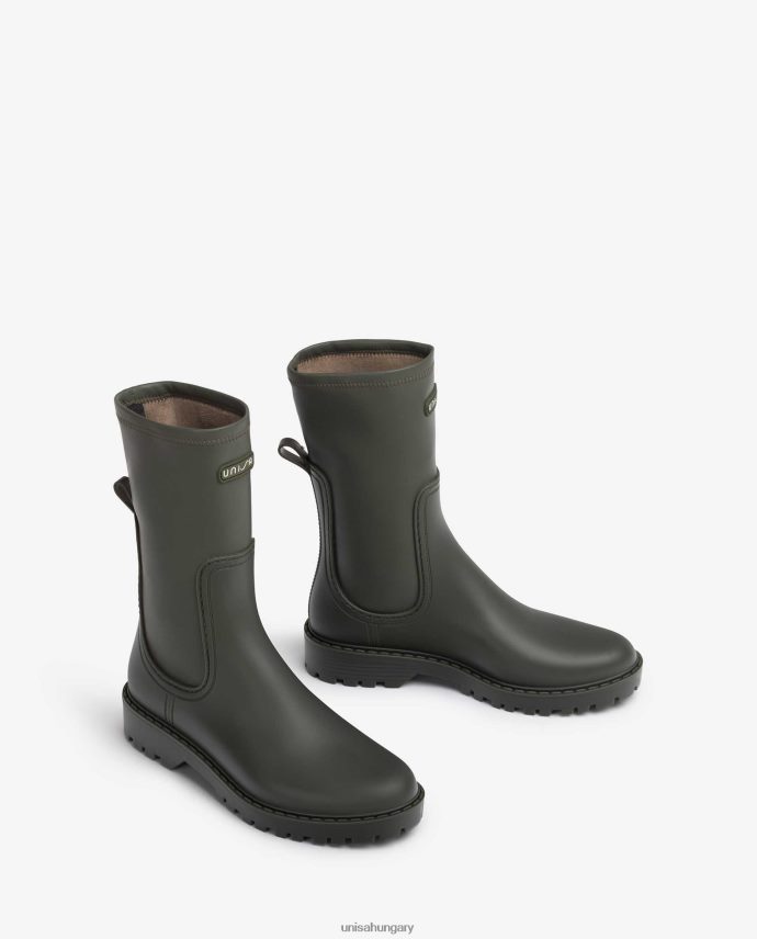 Unisa Wellington bokacsizma rugalmas szárú nők J4PJX0876 zöld