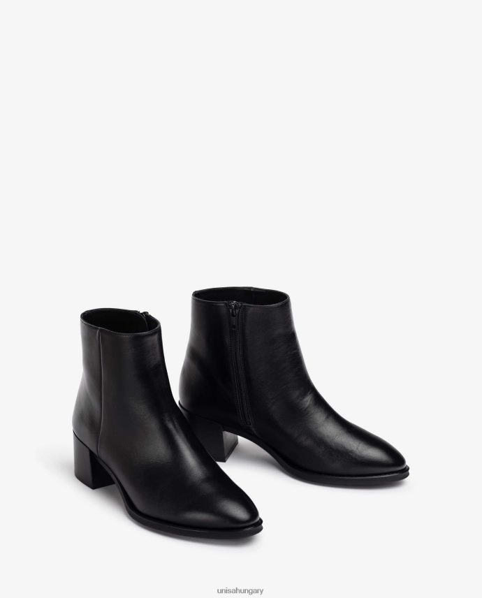 Unisa bőr bokacsizma belső cipzárral nők J4PJX01020 divat
