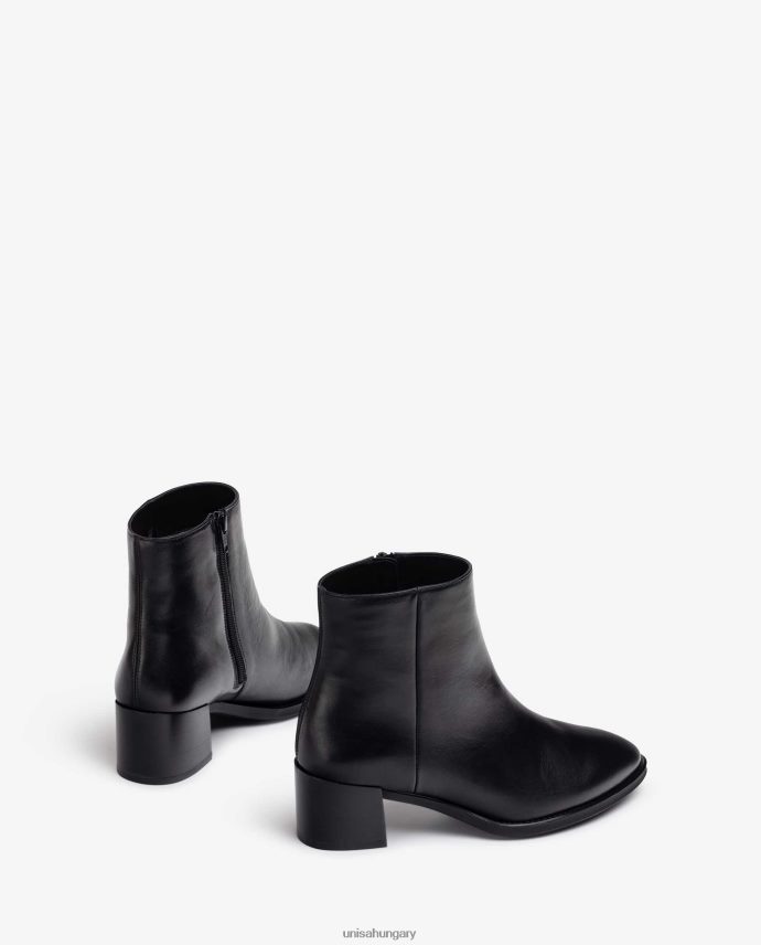 Unisa bőr bokacsizma belső cipzárral nők J4PJX01020 divat