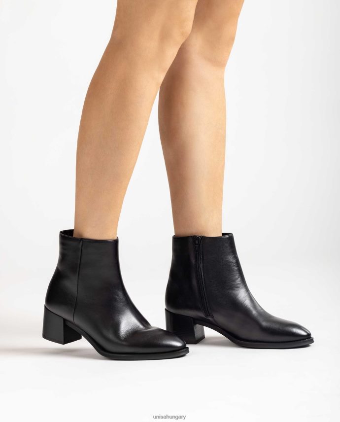 Unisa bőr bokacsizma belső cipzárral nők J4PJX01020 divat