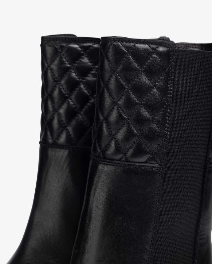 Unisa bőr bokacsizma oldalsó gumírozással és cipzárral nők J4PJX0918 divat