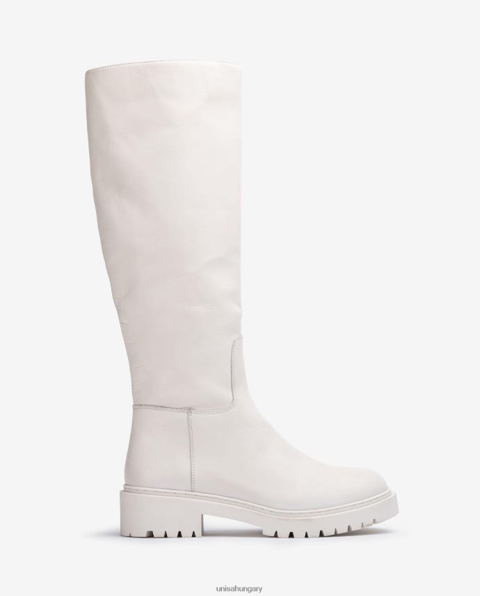 Unisa bőr csizma síntalppal nők J4PJX01049 fehér