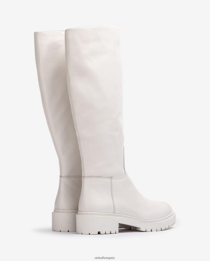 Unisa bőr csizma síntalppal nők J4PJX01049 fehér