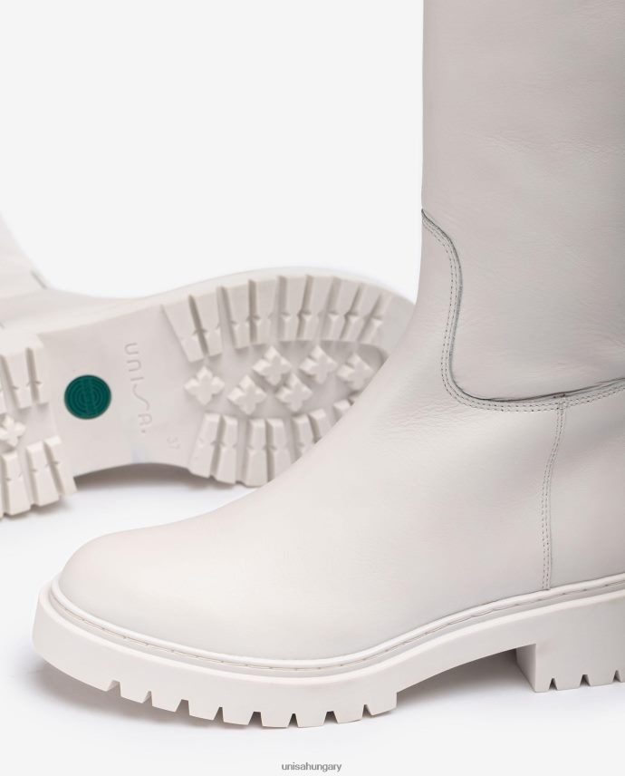 Unisa bőr csizma síntalppal nők J4PJX01049 fehér