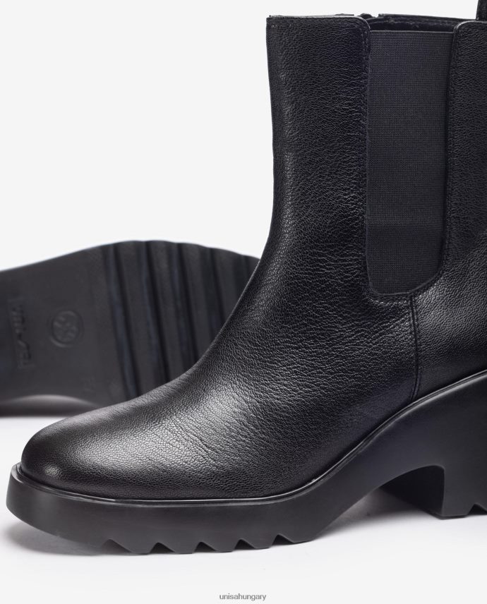 Unisa bokacsizma oldalsó ékekkel és cipzárral nők J4PJX0984 divat