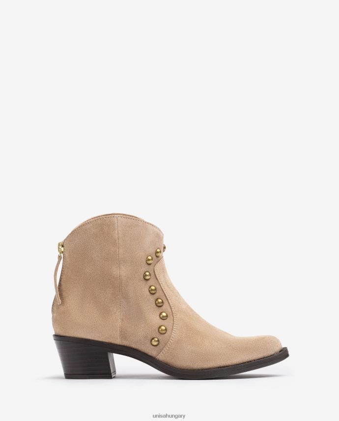 Unisa cowboy stílusú bokacsizma szegecsekkel nők J4PJX0913 divat