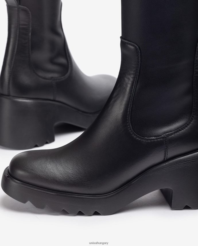 Unisa csizma belül cipzárral és gumitalppal nők J4PJX01036 kecses