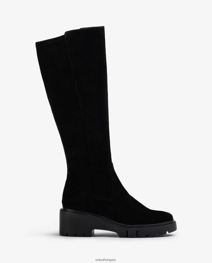 Unisa csizma belső cipzárral nők J4PJX01062 fekete