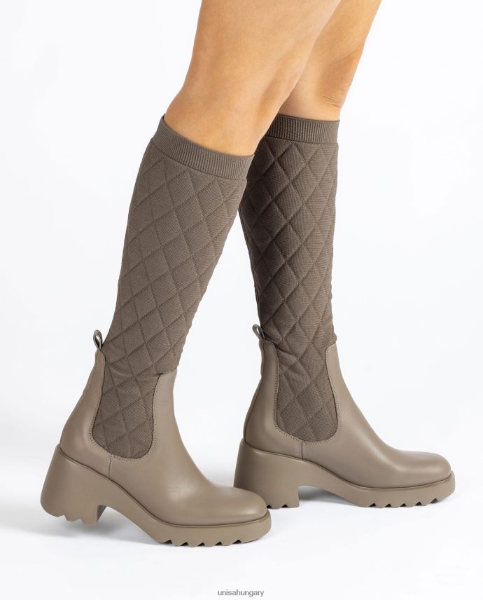 Unisa csizma újrahasznosított stretch anyagból nők J4PJX01033 divat