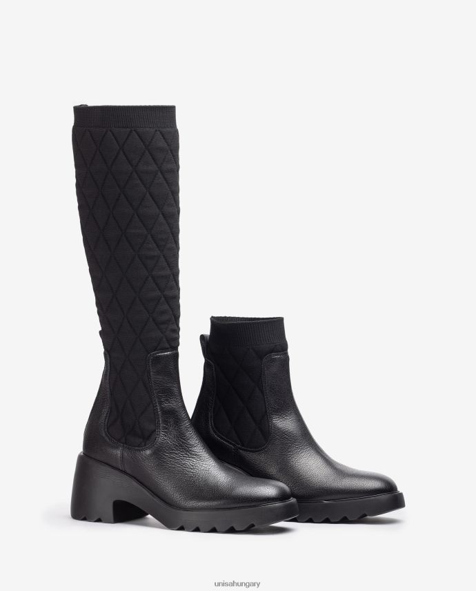 Unisa csizma újrahasznosított stretch anyagból nők J4PJX01034 kecses