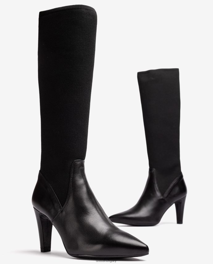 Unisa csizma újrahasznosított sztreccs szövet negyed felső vonallal nők J4PJX01043 divat