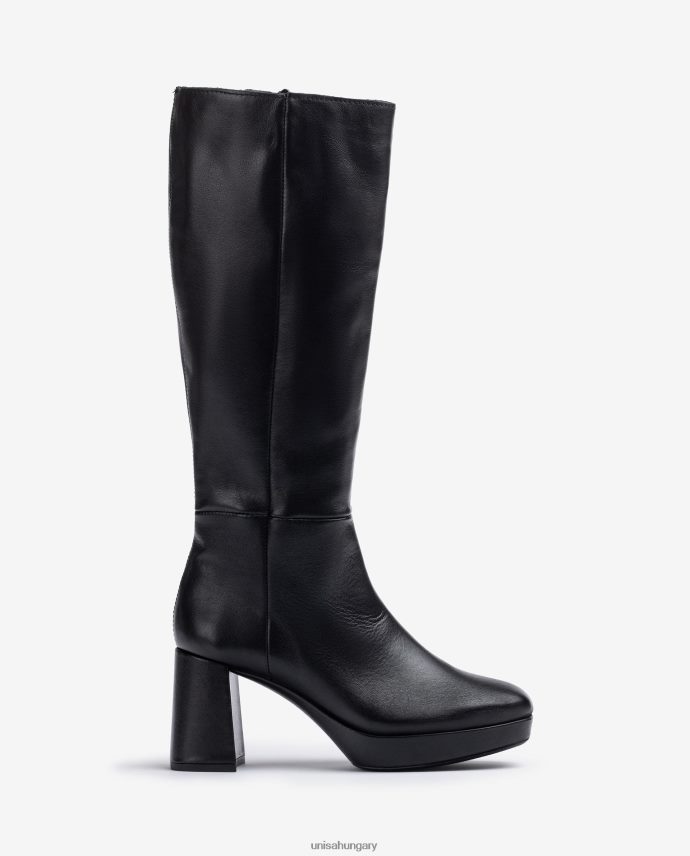 Unisa csizma sarokkal és platformmal nők J4PJX01025 divat
