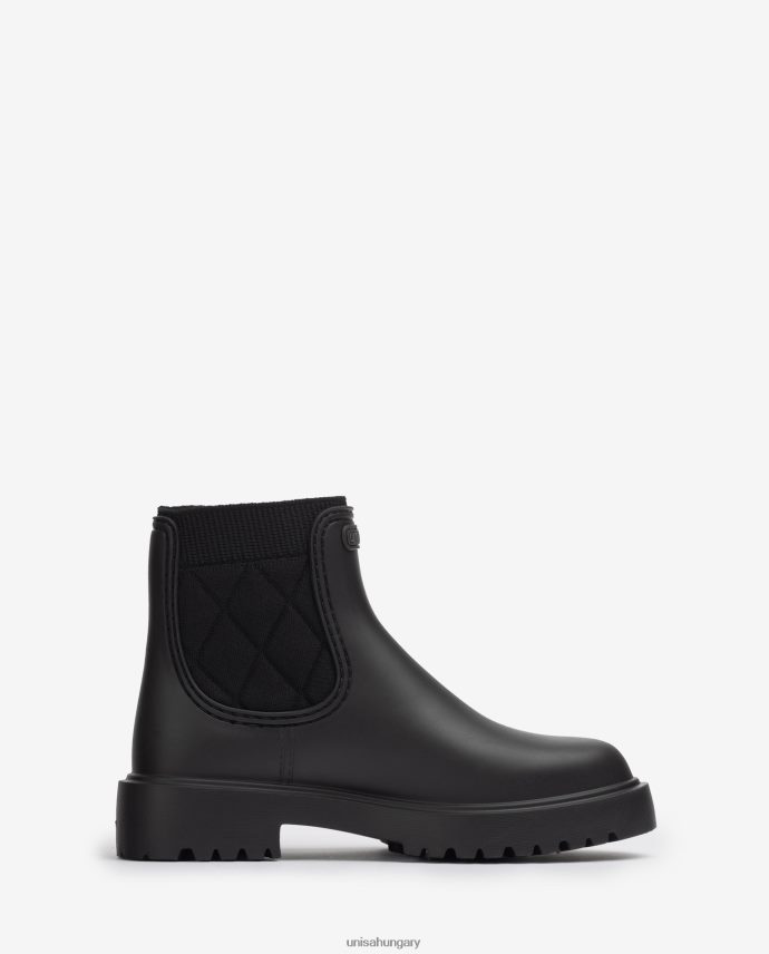 Unisa gumis bokacsizma nők J4PJX0870 fekete