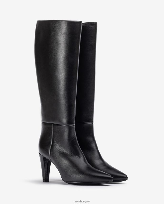 Unisa hegyes orrú magasszárú csizma nők J4PJX01028 kecses