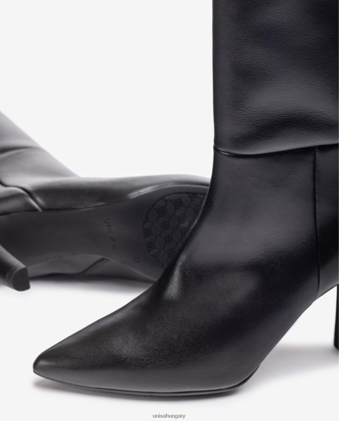 Unisa hegyes orrú magasszárú csizma nők J4PJX01028 kecses