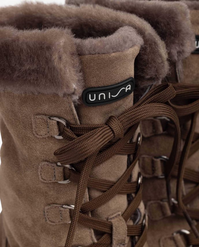 Unisa közepes sarkú fűzős velúr bokacsizma gyerekek J4PJX0932 divat