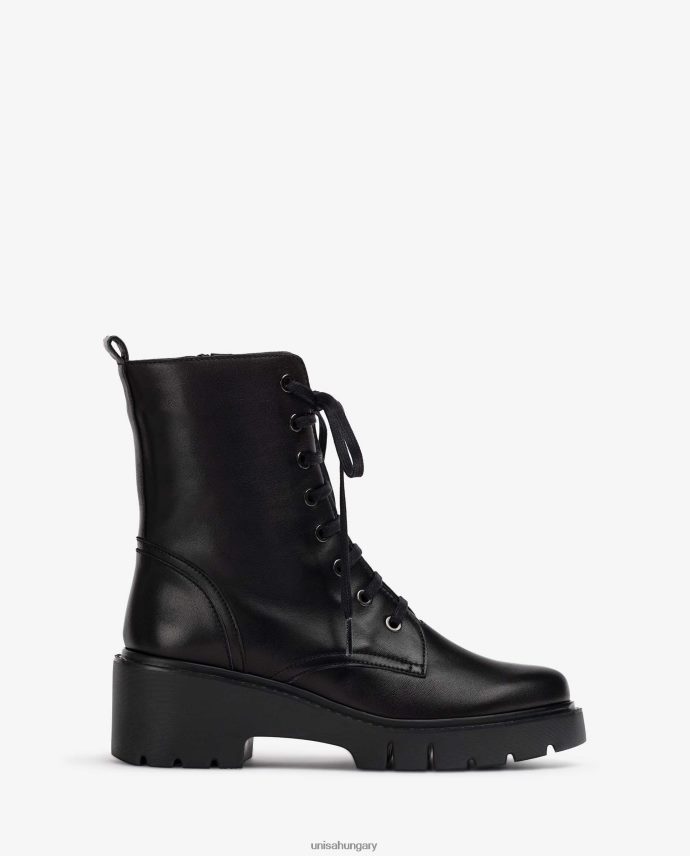 Unisa katonai stílusú bőr bokacsizma nők J4PJX0942 kecses