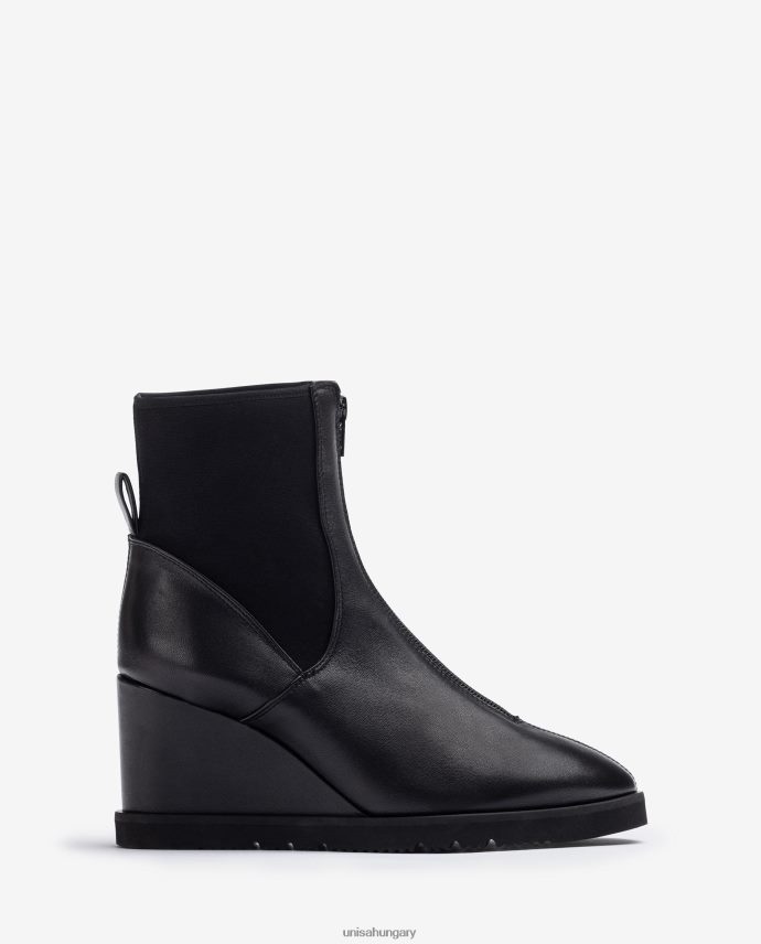 Unisa magas ék alakú bokacsizma nők J4PJX01003 kecses