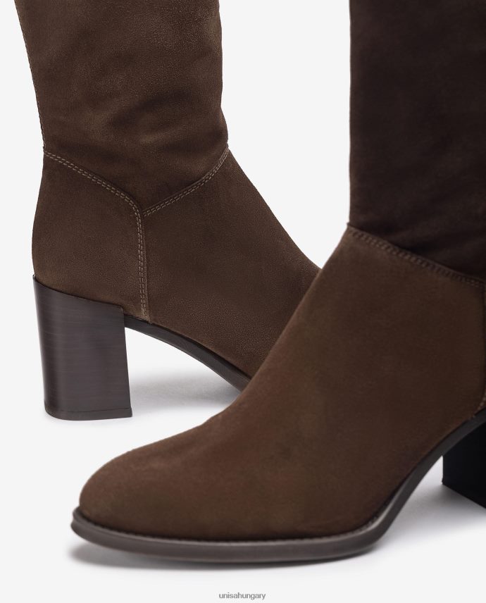 Unisa magasszárú csizma belül cipzárral nők J4PJX01056 divat