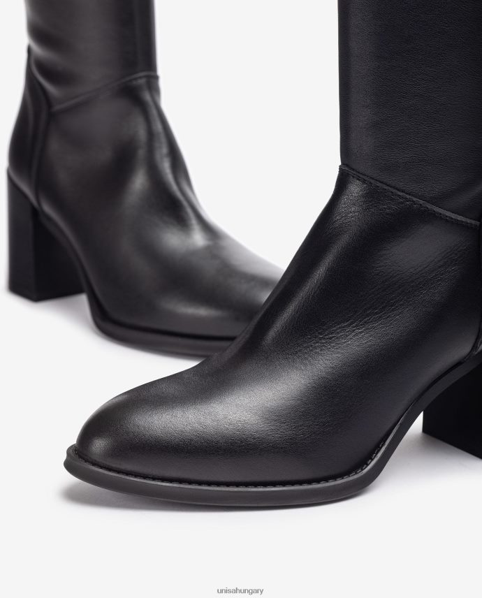 Unisa magasszárú csizma belül cipzárral nők J4PJX01080 kecses