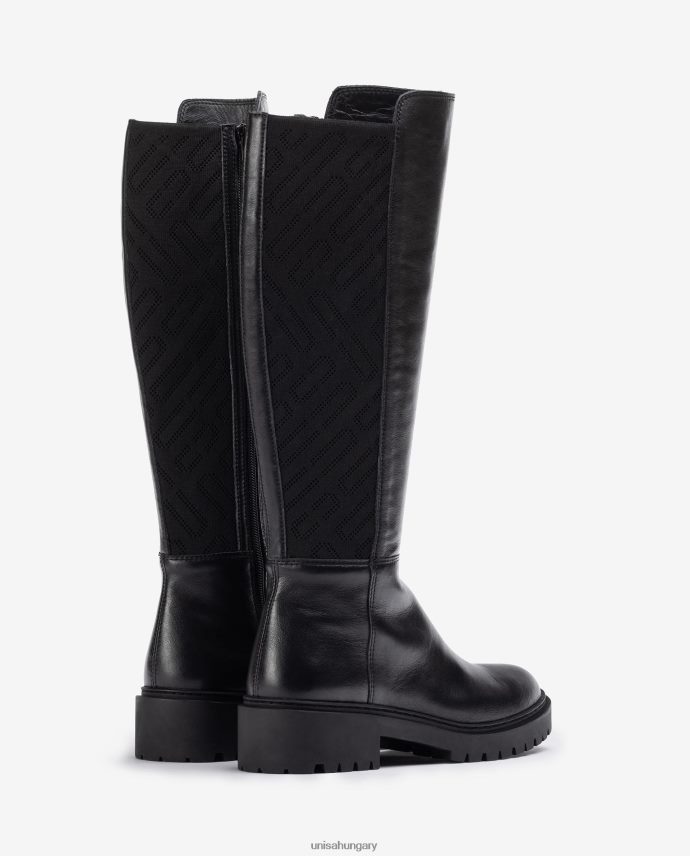 Unisa mintás sztreccs anyagú bőrcsizma nők J4PJX01065 kecses