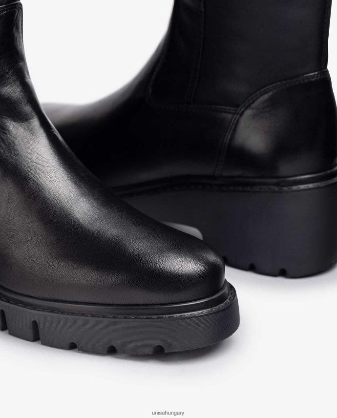 Unisa rugalmas szövet csizma belső cipzárral nők J4PJX01061 kecses