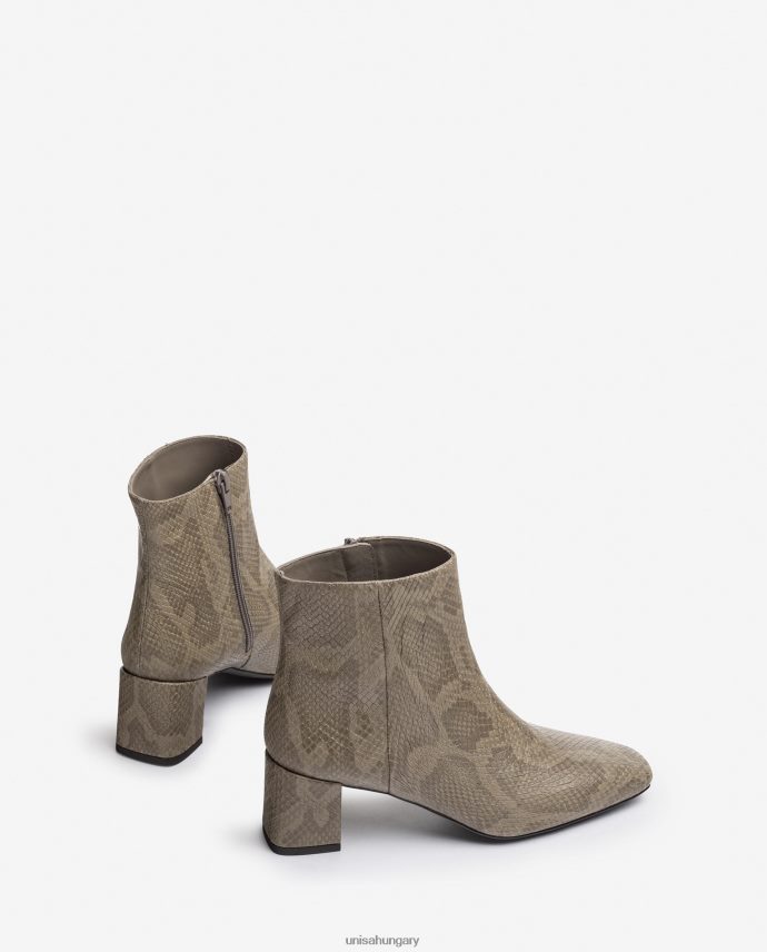 Unisa szögletes orrú bokacsizma cipzárral nők J4PJX0981 kecses