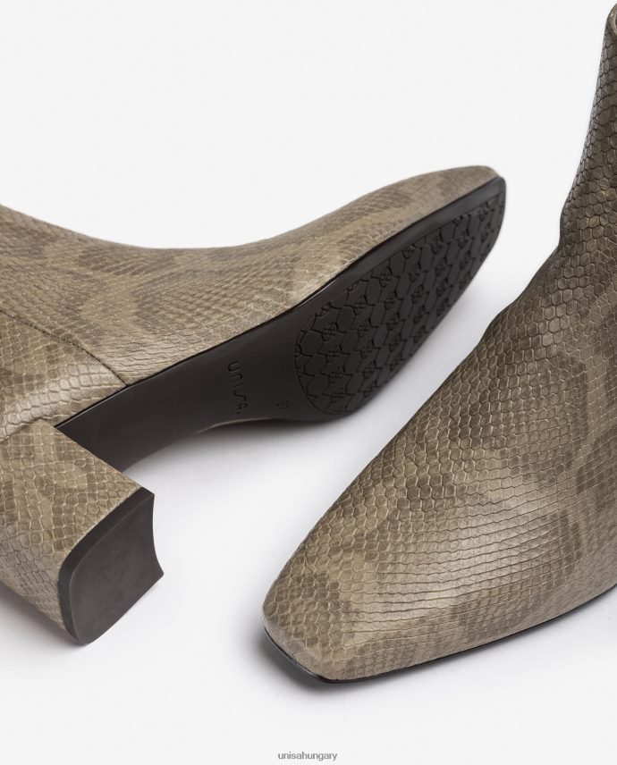 Unisa szögletes orrú bokacsizma cipzárral nők J4PJX0981 kecses