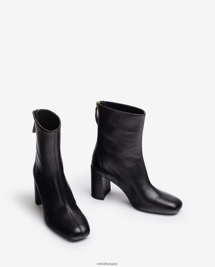 Unisa szögletes orrú bokacsizma középső varrással nők J4PJX01006 divat