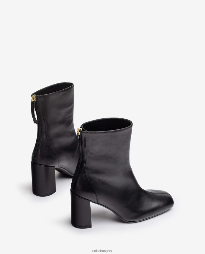 Unisa szögletes orrú bokacsizma középső varrással nők J4PJX01006 divat