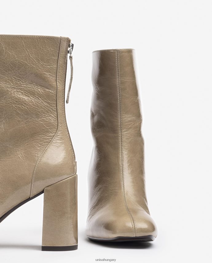 Unisa szögletes orrú bokacsizma középső varrással nők J4PJX01017 kecses