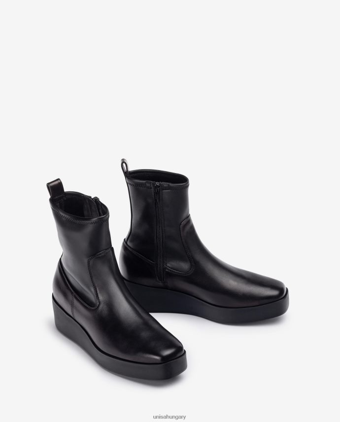 Unisa szuperkönnyű bokacsizma sztreccs anyagból készült negyed felső vonallal nők J4PJX0902 kecses