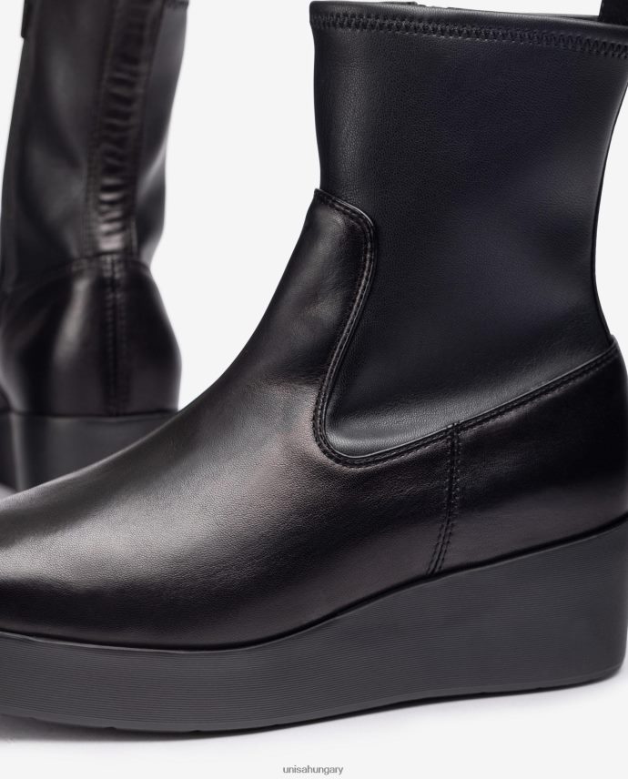 Unisa szuperkönnyű bokacsizma sztreccs anyagból készült negyed felső vonallal nők J4PJX0902 kecses