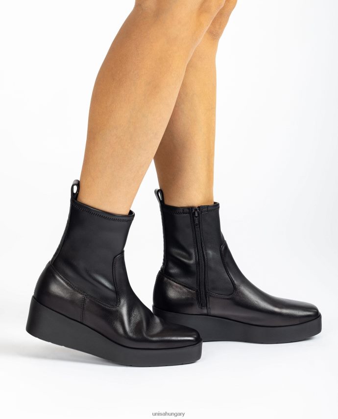 Unisa szuperkönnyű bokacsizma sztreccs anyagból készült negyed felső vonallal nők J4PJX0902 kecses