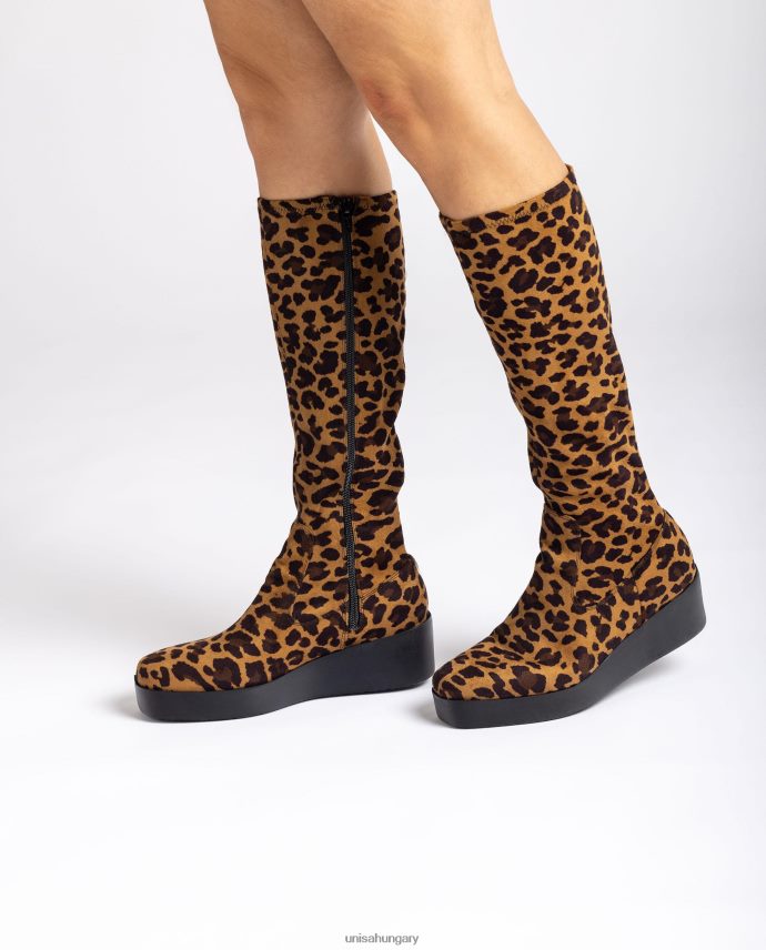 Unisa szuperkönnyű szögletes orrú csizma nők J4PJX01070 divat