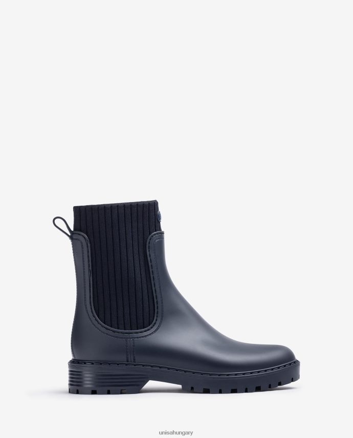 Unisa szuperlágy wellington bokacsizma nők J4PJX0856 kék