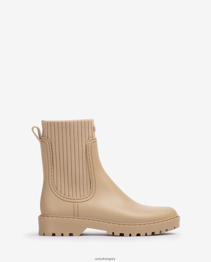 Unisa szuperlágy wellington bokacsizma nők J4PJX0857 bézs