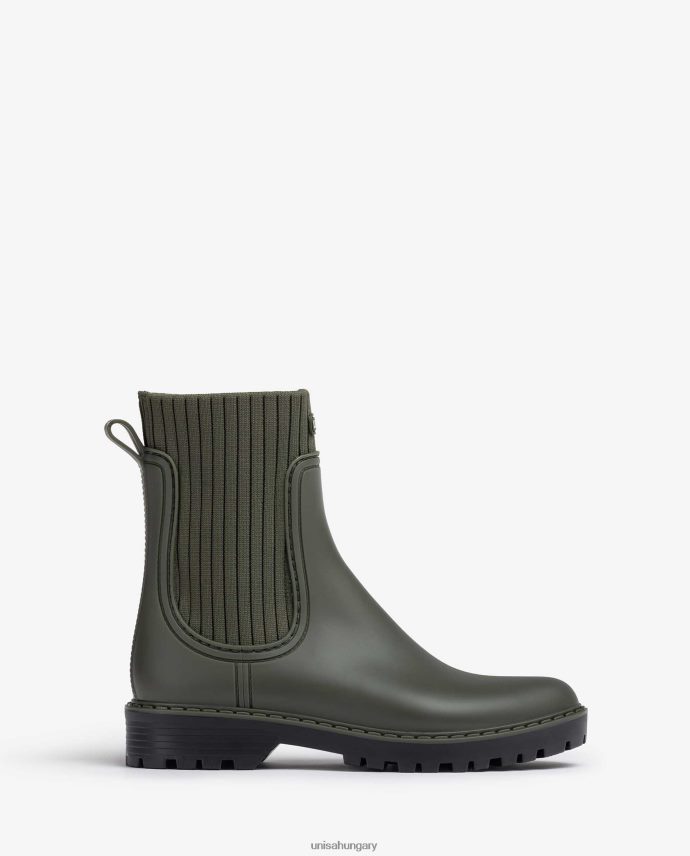 Unisa szuperlágy wellington bokacsizma nők J4PJX0859 zöld