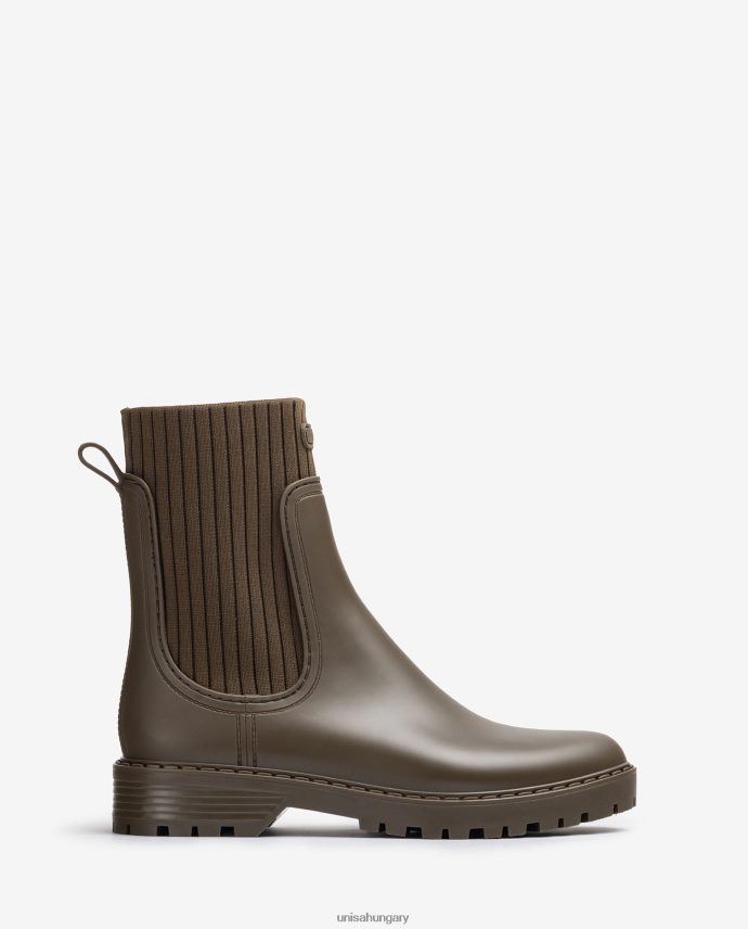 Unisa szuperlágy wellington bokacsizma nők J4PJX0861 zöld